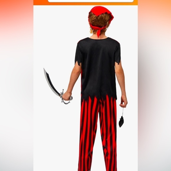 NWT Spooktacular Creations Pirate Costume Set, 3T - Picture 2 of 6